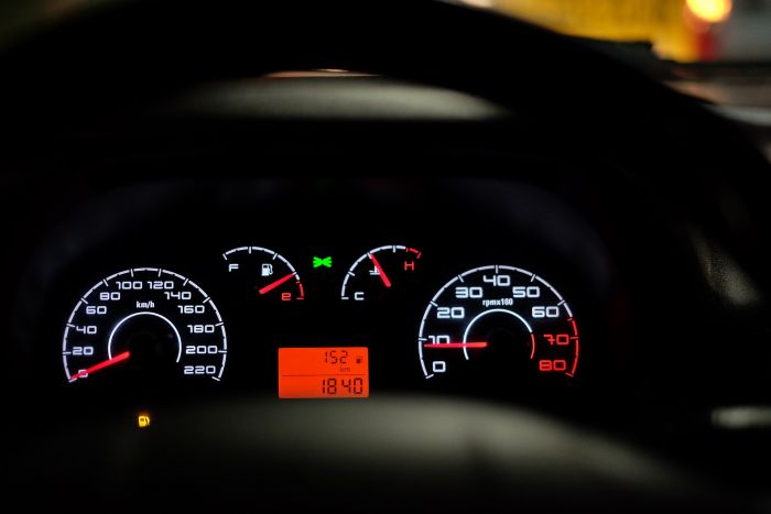 coche cuadro de mandos