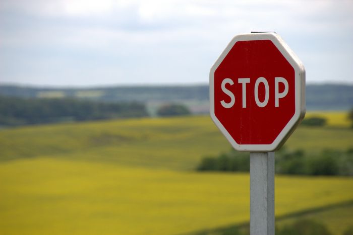 señales trafico stop