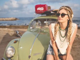 coche playa verano